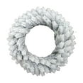 thumbnail image 3 of MXTPOV Flocked Christmas Wreath, Snowy Encrypted Wreath, Christmas Wreaths for Front Door Party Wedding, Home Decor, 13.7 inch, 3 of 6