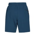 thumbnail image 7 of XIAOCHA Men's Solid Color Swim Trunks Elastic Drawstring Waist Loose Fit Beach Boardshorts, 7 of 7