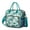 Blue-green-1, variant on Marine Beach Vibes Lunch Bag – Large Leakproof Cooler Tote with Underwater Fish and Sand Print, Reusable Lunch Box for Tropical or Coastal Days