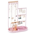 thumbnail image 1 of Organizador de joyas ProCase con bandeja para anillos, color rosa, 1 of 7