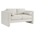 thumbnail image 2 of Modway Visible Boucle Fabric Loveseat in Ivory, 2 of 9