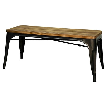Metropolis Metal Bench Set Of 2 Walmart Com