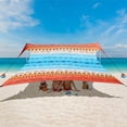 thumbnail image 1 of Refugio solar portátil Beach Tent BEW de 3 x 3 m, UPF 50+, 1 of 7