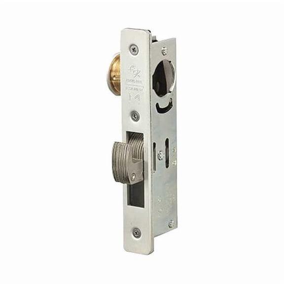 Adams Rite Deadbolt Less Cylinder,HD,Satin Chrome MS1850S-450-628