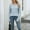 Light Blue, variant on Uaswgudfs Women's V-Neck Sweater: Textured Vertical Stripes & Decorative Buttons, Relaxed Fit for Layering