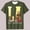 Army Green, variant on Vintage Mens Short Sleeve T Shirts Blue Casual Big and Tall Tee Classic California Los Angeles Mens T-Shirts