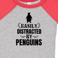 thumbnail image 4 of Inktastic Easily Distracted by Penguins Boys or Girls Baby Bodysuit, 4 of 5