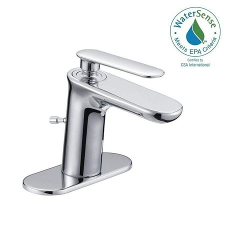 UPC 019934497619 product image for Glacier Bay 4 in. Centerset Carmine 1-Handle High-Arc Mono Block Bathroom Faucet | upcitemdb.com