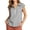 Black, variant on Womens Striped Blouses Collared Zip Front Sleeveless Top Loose Breathable Comfy Office Fashion Shirts