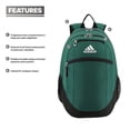thumbnail image 2 of adidas Striker Team Sports Backpack Green for Soccer and More, 2 of 10