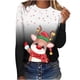 thumbnail image 2 of Puntoco - Camiseta de manga larga con cuello redondo y estampado de ciervos en 3D para mujer Puntoco Puntoco-5500, 2 of 5