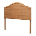 thumbnail image 4 of Baxton Studio Clive Traditional Slat Back Support Engineered Wood Headboard, Full, Ash Walnut, 4 of 8