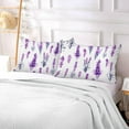 thumbnail image 5 of Coolnut Provence Lavender Pillowcase King Size, Super Soft Pillow Shams Covers, Plush Cozy Pillow Cases with Zipper, 20" X 40"（204） Home Decor Gifts, 5 of 6