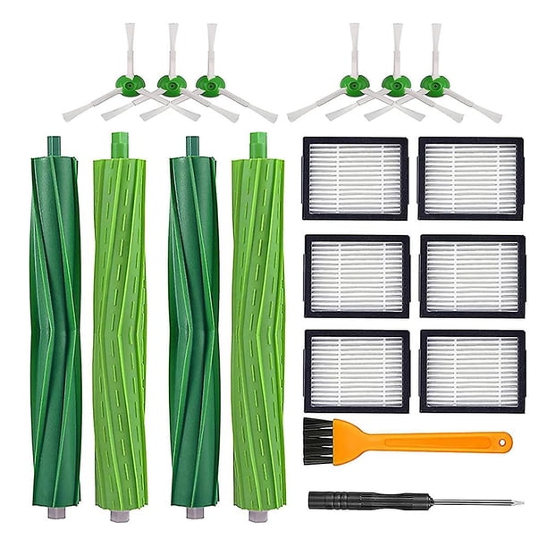 Reemplazo de robots de barrido Filtros de cepillos laterales con cepillo giratorio para Irobot Roomba I7 I7+ E5 E6
