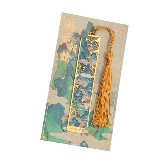 Giaone Metal Bookmarks Handmade for Book Lover Handmade Metal Bookmarks with Pendant