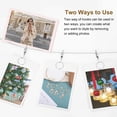 thumbnail image 3 of 2pcs Wall Hanging Photo Display Cable Wire Rod with 20 Round Clips, 5Ft Adjustable Hanging Picture Frames Collage Silver, 3 of 6