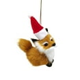 thumbnail image 2 of Little Fox Ornament, Stuffed Fox Plush, Realistic Mini Fox Puppet Decoration for Cars Living Rooms Bedrooms, Safe Plastic Artificial Wool Material, 6x6x7cm Small Size, Educational Collectible Gift, 2 of 4