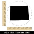 thumbnail image 2 of Wyoming State Silhouette Self-Inking Rubber Stamp Ink Stamper - Red Ink - Large 1-1/2 Inch, 2 of 7