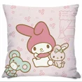 thumbnail image 3 of Funda de almohada de Sanrio con estampado de dibujos animados de Kuromi, bonita funda de cojín con forma de corazón para sofá, dormitorio, mesita de noche, cojín para la cintura del coche, 3 of 5