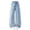 Light Blue, variant on BFHHYA Big Girls Casual Denim Pants Fashion High Waist Wide Leg Jeans Teens Casual Loose Jeans Pants Size 6-13 Years