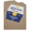 thumbnail image 5 of Corona Extra Label Sandy Colorway Front and Back Print T-Shirt-Large, 5 of 5