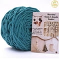 thumbnail image 2 of Colored 5mm Macrame Cord 230 Feet X 1.1 Lbs, Natural Macrame Supplies, Large Macrame Rope for Wall Hanging & Crafts, Cotton Rope of Macrame Kit, Macrame String, Teal, 2 of 5