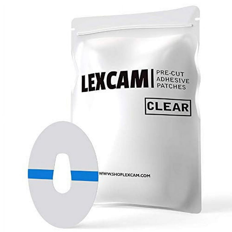 Lexcam – Dexcom G6 Adhesive Patch (30-Pack) – Waterproof, Transparent  Overpatches for Continuous Glucose Monitoring – Color Clear, Sensor is NOT