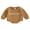 Khaki, variant on Bagilaanoe Newborn Baby Boy Oversized Romper Sweatshirt Long Sleeve Bodysuits Letter Embroidery Pullover 3M 6M 12M 18M Infant Casual Tee Tops