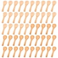 thumbnail image 4 of 50 Pieces of Small Wooden Spoon Mini Natural Spoon Wood Honey Teaspoon for Kitchen (Mixed Color), 4 of 8