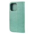 thumbnail image 3 of Well-protected Imprint Leather Wallet Phone Stand Case for iPhone 13 6.1 inch, 3 of 5