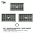 thumbnail image 2 of VIGO 23.75 in. x 14.875 in. Silicone Bottom Grid for 27 in. Single Bowl Kitchen Sink in Matte Black, 2 of 6