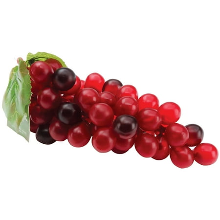 Design It Simple Decorative Fruit 1/Pkg-Large Purple Grapes, Pk 4, Floracraft