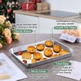 thumbnail image 3 of Bandeja para hornear galletas Homikit con rejilla de acero inoxidable, 3 of 8