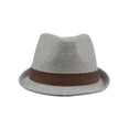 thumbnail image 2 of Top Headwear Felt Fedora Hat - Grey - X-Large, 2 of 4