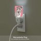 thumbnail image 5 of Fotbe Pink Cheetah Art Luz Nocturna LED, Luz de Noche con Sensor de Luz Natural de Anochecer a Amanecer, Se Enchufa a la Pared, Blanco Cálido 0.5W-UK, 5 of 7