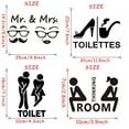 thumbnail image 6 of Fashion Removable Home Art Wall Sticker Toilet Decals Door Decor Vinyl Poster 6, 6 of 8