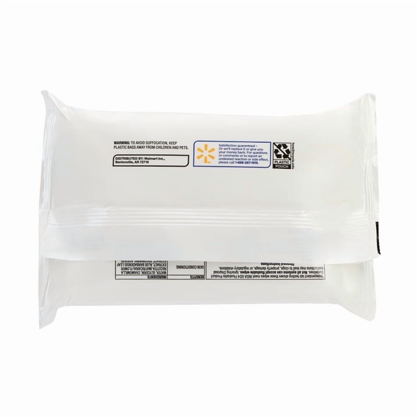 Flushable Wet Wipes, Fragrance Free, 144 Wipes (3 Pack)