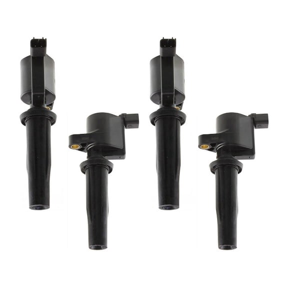 Ignition Coil Kit - 4-Piece - Compatible with 2003 - 2011 Ford Focus 2.3L 4-Cylinder 2004 2005 2006 2007 2008 2009 2010
