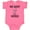 Hot Pink, variant on Inktastic My Aunt is a Nurse Girls Baby Bodysuit