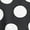 Black, variant on INSPIRE CHIC Polka Dots Formal Shirts for Men's Point Collar Long Sleeves Dress Shirt M Black