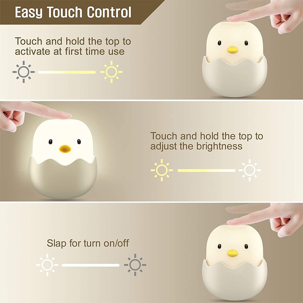 LNKOO Kids Night Light ,Soft Silicone Adjustable Baby Night Light with Touch Sensor for Nursing/Breastfeeding | Newborn or Toddler Bedroom Decor for Girls Boys-Bedroom Decor Birthday Gifts