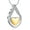 Gold, variant on Teardrop Cremation Jewelry for Ashes -No Longer By My Side Forever in My Heart Urn Pendant Necklace for Ashes Grandma Grandpa Mom Dad Papa Nana Brother Sister