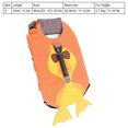 thumbnail image 3 of Dsscvnef Dog Life Jacket Adjustable Reflective Swimming Vest Fabric Buoyancy Pet Clothing for Boating Beach Spring Summer, 3 of 6