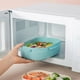 thumbnail image 3 of Bento Lunch Box with Tableware, 1200ML Lunch BoxDouble Layered 6 Compartment Bento Box, Builtin Utensil Set, LeakProof (Green), 3 of 5