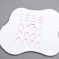 thumbnail image 7 of Gradient French Tip Press On Nails, Crescent Smile Line Nail Decals, DIY French Manicure Stencils for Women, 7 of 7