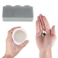 thumbnail image 4 of Unique Bargains 1 Pc Pill Case 3 Grid Design Pill Box Gray, 4 of 6