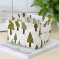 thumbnail image 2 of Clearance! Blecry Xiaoshu-Fresh Pastoral Fabric Storage Basket Nordic Style Storage Box, Shelf Storage Boxes, Wardrobe Storage Racks, Storage Boxes with Handles, Household and Office Storage Baskets, 2 of 3