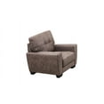 thumbnail image 1 of Topline Home Furnishings Chaise d'appoint marron luxueuse, 1 of 3