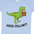 thumbnail image 4 of Inktastic Eggs-cellent Cute Easter T-Rex Dinosaur Boys or Girls Baby Bodysuit, 4 of 5