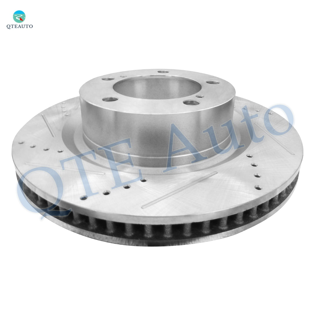 Front Drilled Slotted Disc Brake Rotors For 2007-2021 Toyota Tundra